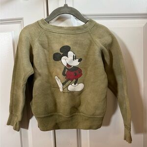 Green Mickey Mouse Sweatshirt